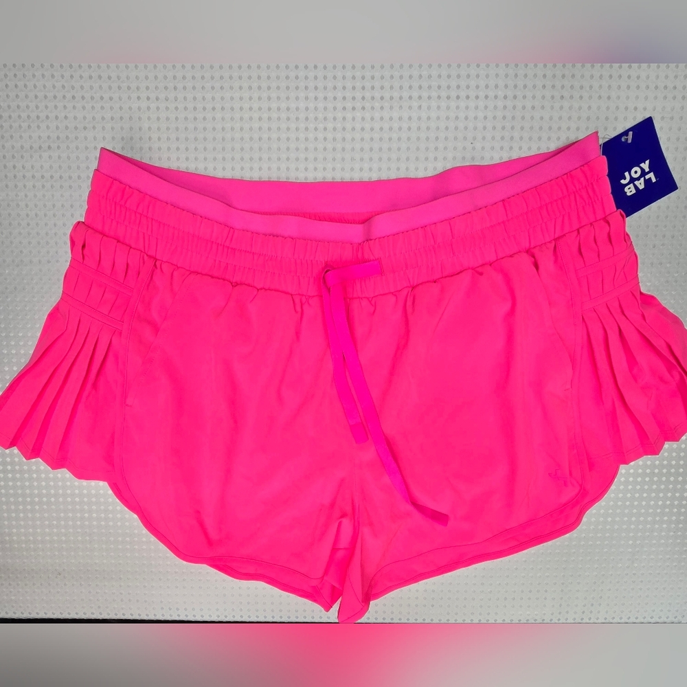 Joy Lab Women’s Chayenne (Pink) Shorts With Ruffled Sides Size XXL ONE FLAW